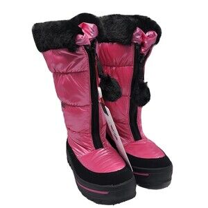 New Girl’s PAJAR CANADA Toboggan 2.0 Light Sz 34 in Pink Boots Shoes